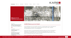 Desktop Screenshot of kamb.de