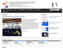 Tablet Screenshot of kamb.org.my